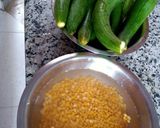 A picture of step 1 of Dal turai (Ridge gourd with chana Dal).