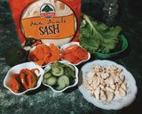 Foto del paso 1 de la receta: Wrap de pollo y verduras