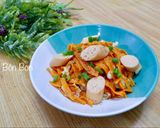 Hình bước làm 16 của món Mì Gấc Tươi