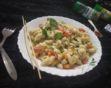 સફેદ સોસ પાસ્તા (white sauce pasta) રેસીપી સ્ટેપ7ફોટો