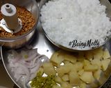 A picture of step 1 of Onion Sabudana khichidi.