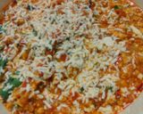 A picture of step 9 of Paneer burji.