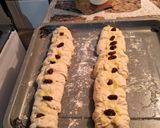 Foto del paso 10 de la receta: Pan Trenzado Relleno con Crema Pastelera y Pasas de Uva