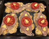 Foto del paso 4 de la receta: Reineta en cama de papas