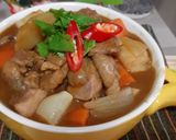 A picture of step 8 of Curry Chicken.