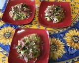 Une image de l'étape 11 de Poireaux vinaigrette à l'effiloché de jambon cru.