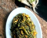 টাঁকি মাছ দিয়ে মূলা শাক ভাজি (taki mach diye mulo saag bhaji recipe in Bengali) রেসিপি ধাপ - 5 ছবি