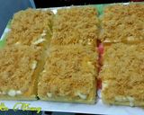 Hình bước làm 3 của món Bánh bông lan chà bông (trứng muối)