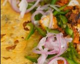A picture of step 7 of Beloved Egg Chicken (Kathi) Roll.