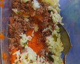 Foto del paso 4 de la receta: Calabaza rellena con arroz y carne picada