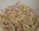 A picture of step 2 of Punjabi kadhi pakora.