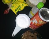 A picture of step 1 of Red velvet cookies.