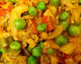 बंदगोभी मटर की सब्जी(Bandgobhi matar ki sabzi recipe in Hindi) रेसिपी चरण 7 फोटो