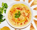 Une image de l'étape 1 de Houmous vegan.