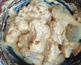 A picture of step 1 of Chicken Ghee Roast curry.