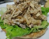 Foto del paso 7 de la receta: Sánduche🥪de pollo🍗manzana🍏 y cebolla🧅caramelizadas con queso🧀y vegetales frescos🥗