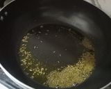 A picture of step 3 of Fast curry with singhare ka Atta.
