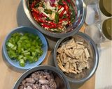 Foto langkah ke 2 dari resep Cumi Asin Tumis Tempe.