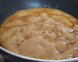 A picture of step 3 of Kaju badam ki chikki.