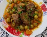 صورة لخطوة 3 من وصفة طاجين الزيتون باللحم