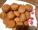 A picture of step 3 of Wheat puff puff.