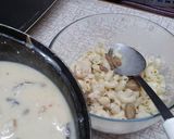 Sajtos gombás csirkemell, bakon csipsszel recept fázis 6 fotója
