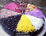 Foto langkah ke 5 dari resep Brownies pizza.
