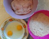A picture of step 1 of Fried Chicken Cutlets.