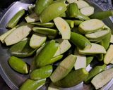 A picture of step 1 of Simple stir fry Parwal ki sabji with ghee roti.