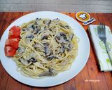 Foto langkah ke 6 dari resep Spaghetti creamy mushroom.