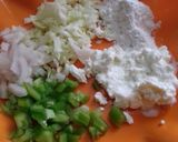 A picture of step 1 of Curd fritters.