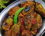 A picture of step 7 of Rajasthani Stuffed Eggplant.