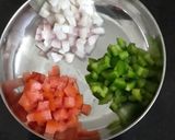 A picture of step 2 of Veg nachos.
