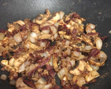 Foto del paso 3 de la receta: Espaguetis con jamón y champiñones