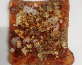 A picture of step 2 of Cheese spread sandwich.