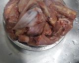 A picture of step 1 of Chicken Biryani.