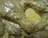 A picture of step 3 of Chicken tandoori.