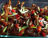 รูปขั้นตอนการทำที่ 5 ของ ปีกไก่อบฮอยซินซอสและน้ำผึ้ง