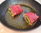 Foto del paso 5 de la receta Enrollado de ternera con espinacas y queso