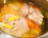 Hình bước làm 3 của món Nui móng giò heo Nhật
