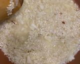 A picture of step 5 of Vishal’s pesto risotto.