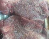 Foto del paso 1 de la receta: Punta de lomo marinado a caballo con achicoria y zanahoria