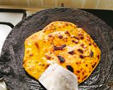 A picture of step 4 of Thepla(Besan methi na thepla).