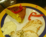 Foto del paso 4 de la receta: Pollo a la plancha, salsa tártara y pimientos caramelizados