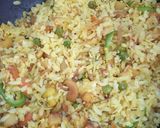A picture of step 8 of Chirer Polao/ Beaten rice Pulao.
