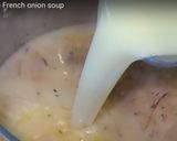 A picture of step 3 of French Onion Soup.