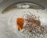 A picture of step 1 of Namak para.