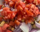 A picture of step 1 of Quick Chana chaat.