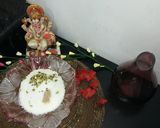 A picture of step 1 of Instant milk powder ladoo.
