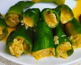 Foto del paso 3 de la receta Pimientos de padrón rellenos de tortilla de patatas chips